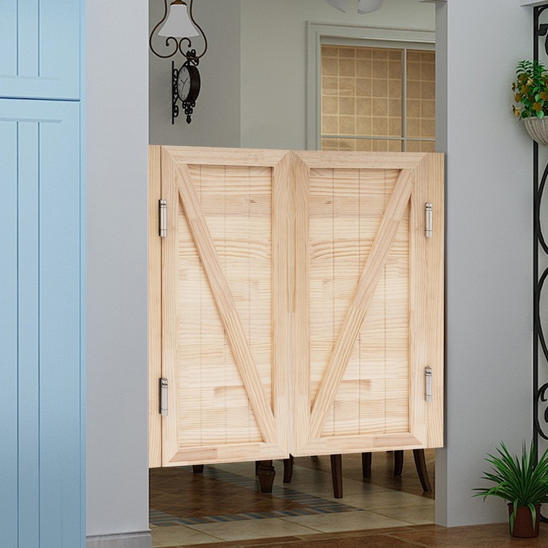 Partition Door, Solid Wood Partition Door, Partition Door for Shop Entrance Part gallery