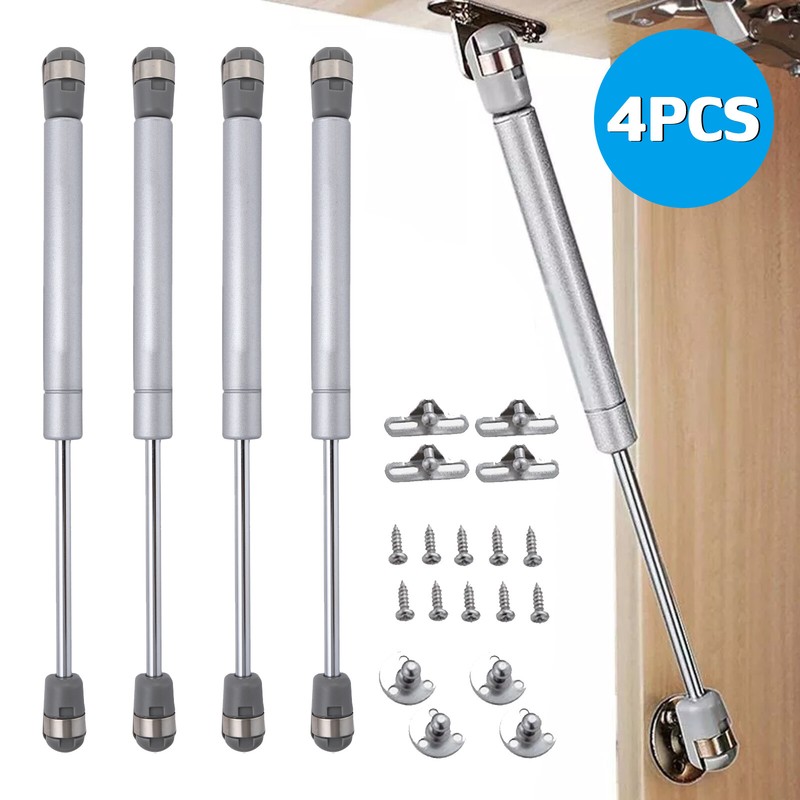 4 PACK Door Hinge Gas Spring Strut Prop Shock Lift Kitchen Cabinet Hydraulic