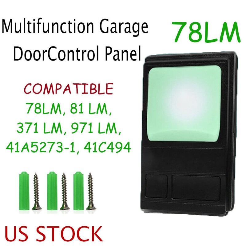 Multi-Function Wall Keypad Control Panel for LiftMaster 41A5273-1 78LM Black gallery