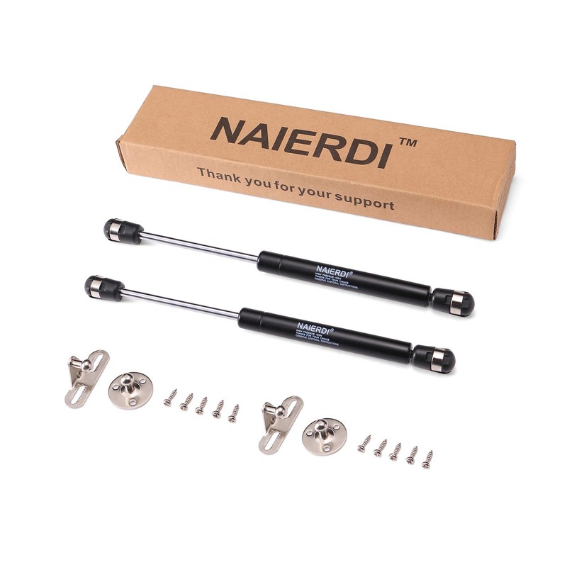2 Pack 100n/22lb Gas Spring Lid Support Lift Support Gas Strut Soft Close Hing gallery