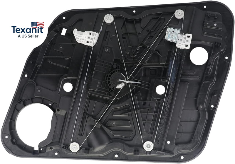 Front Left Driver Side Power Window Regulator with Panel W/O Motor Compatible fo gallery