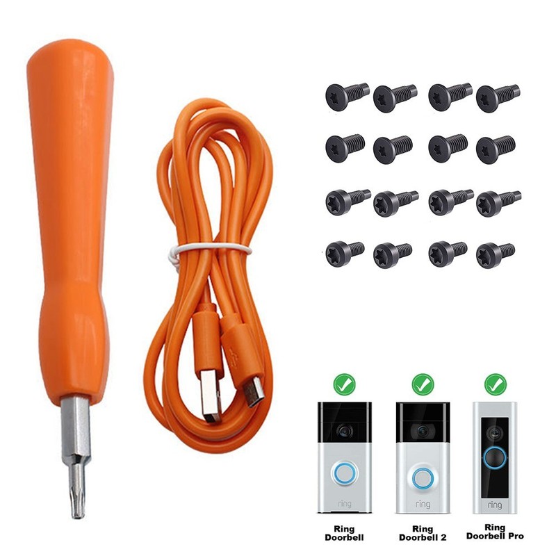 Complete Screwdriver Set for Ring Doorbell Pro 2 Screw and Screwdriver Bundle gallery