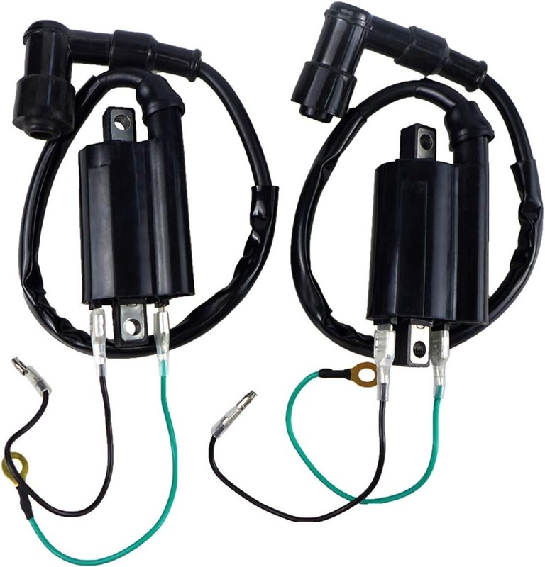 Ignition Coil & Cap 2Pcs Compatible with HONDA CB350 CL350 CB450 CL450 SL350 gallery