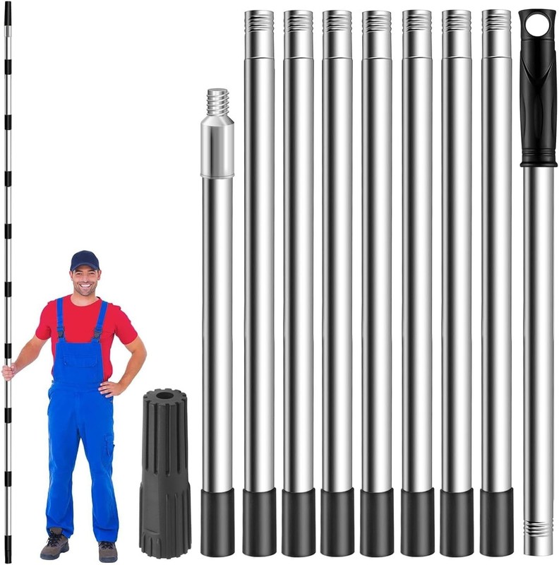 Versatile 11.8ft Extension Pole - Lightweight for Painting, Cleaning & More gallery