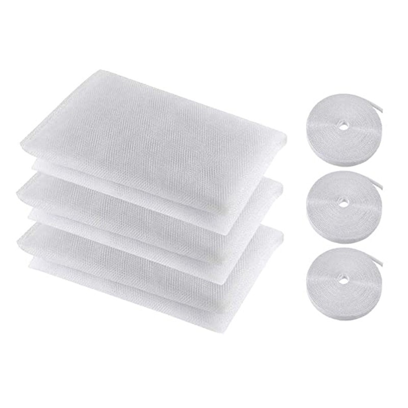 Mosquito Net for Window, 3 PCS Fly Window Screen Mesh Insect Netting8212