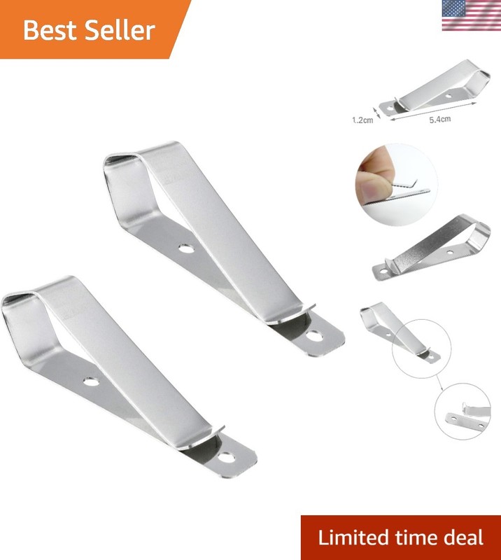 Durable Garage Remote Visor Clips – Pack of 2, Easy Installation, Secure Fit