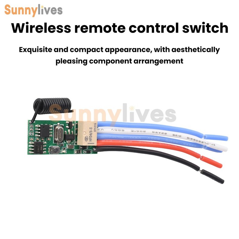 DC 3V-18V Mini Wireless Remote Control Switch LED Lights Controller DIY 433MHz
