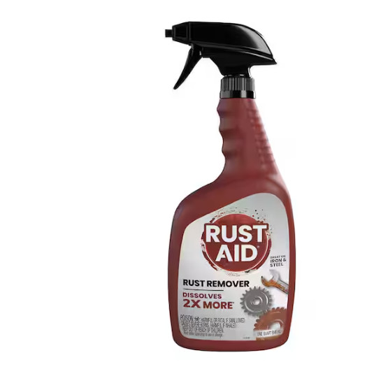 32 Oz. Rust Remover Spray for Removing Rust on Iron and Steel Surfaces (1-Pack)