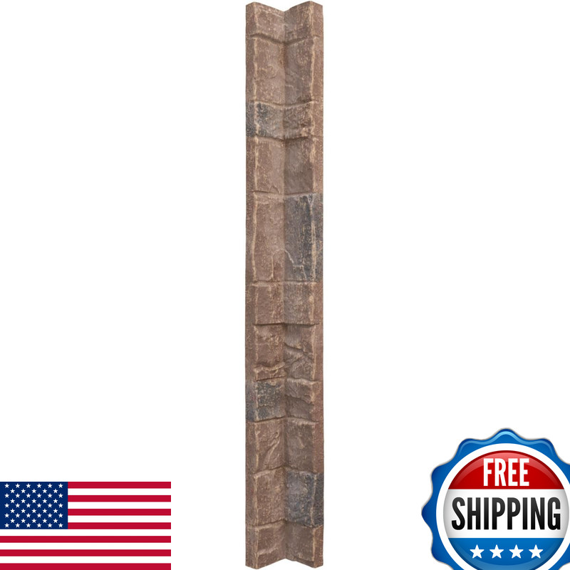Ekena Millwork Universal Inside Corner For Everstone Faux Stone Siding Panels