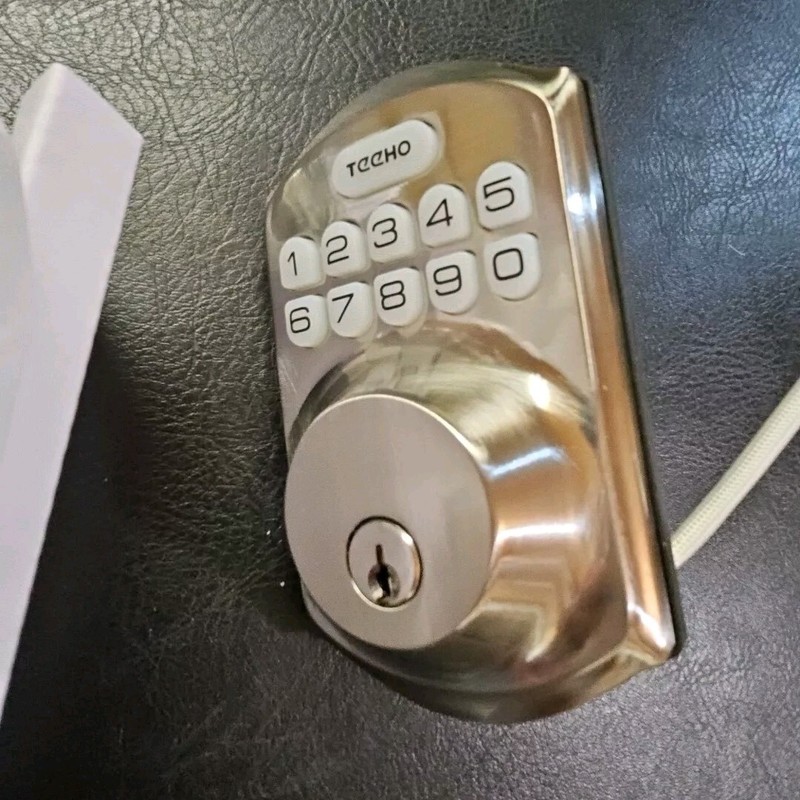 TEEHO TE001L Keyless Entry Door Lock with 2 Handles - Electronic Keypad Deadb... gallery