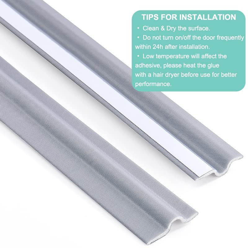 Draft Stopper Sweep Door Weatherproofing Stripping Window Seal Strip Selfadhisiv gallery