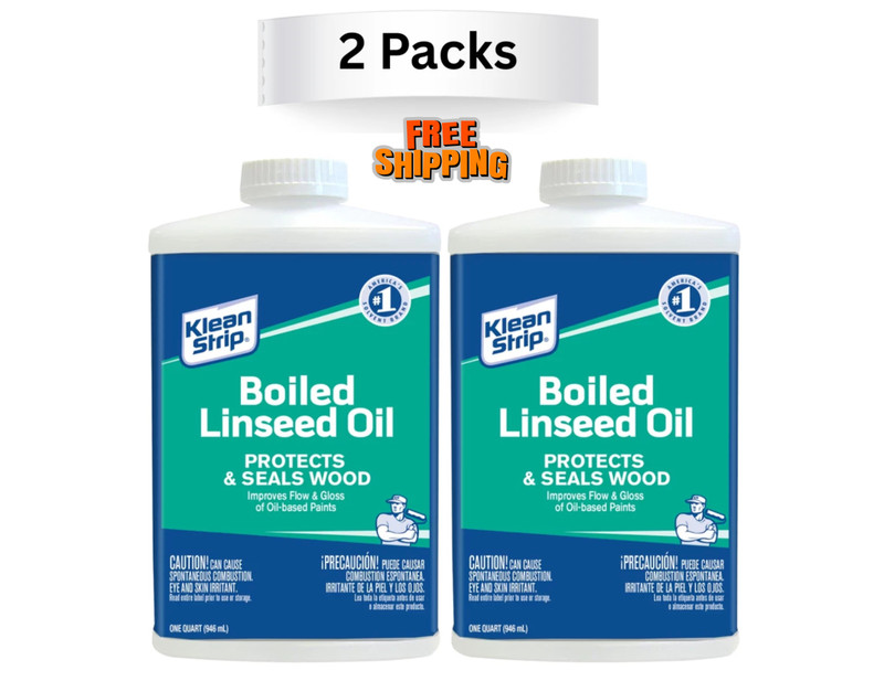 ( 2 PACK ) Klean Strip Boiled Linseed Oil Qt.