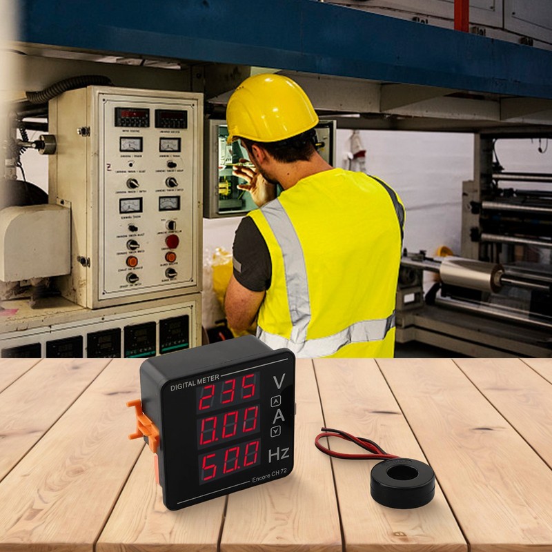 Comprehensive AC Voltage Current Meter for 50 500V 0 120A with 120A Transformer gallery
