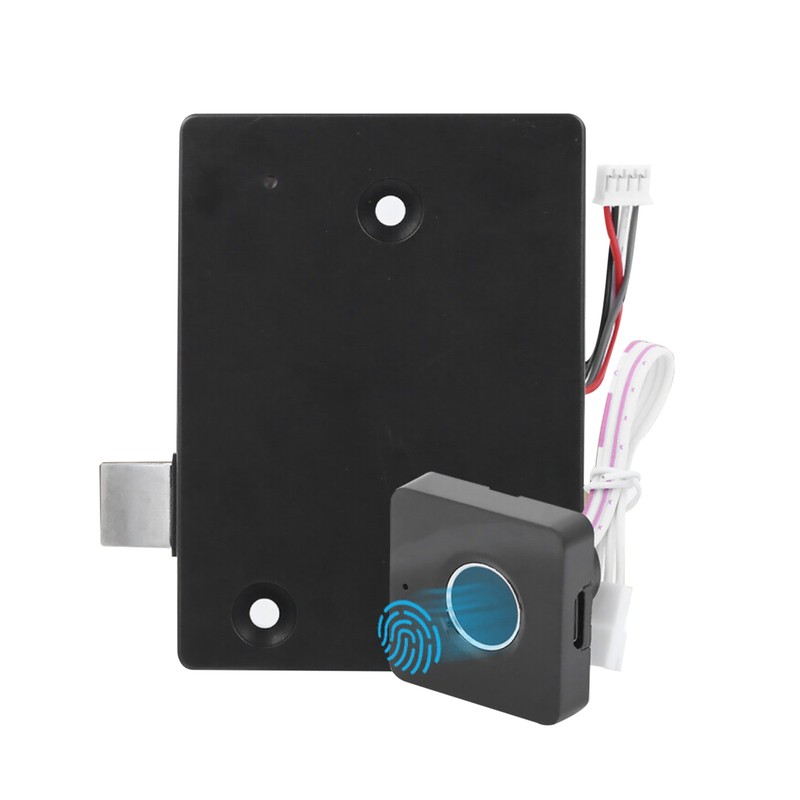 Easy Operate Fingerprint Smart Lock Keyless USB Rechargeable Cabinet Drawer Door gallery