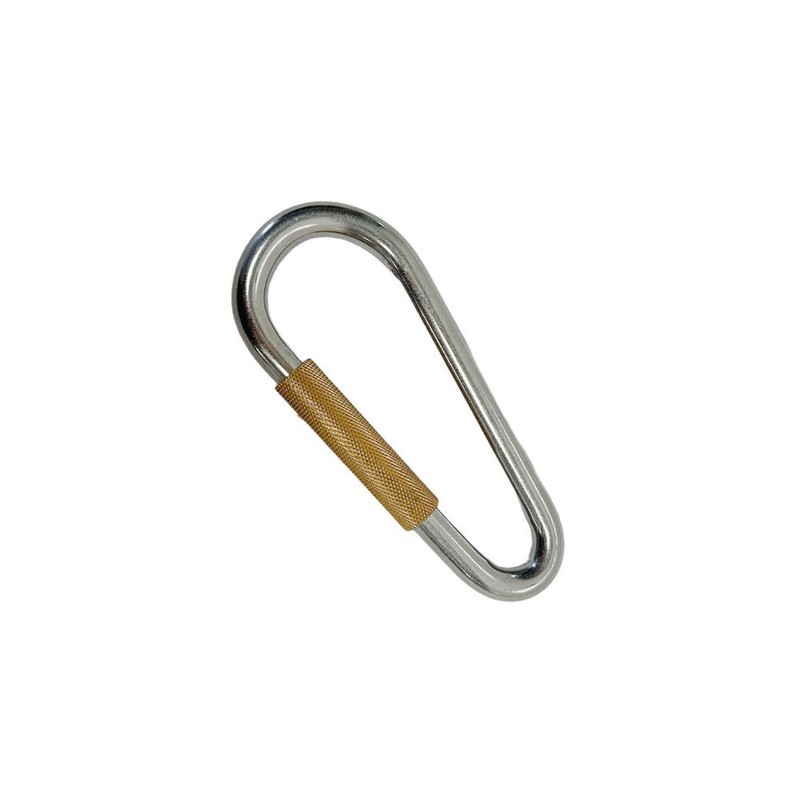 5/16" Carabiner Quick Link Spring Loaded Lock, 5-1/8"L T304 Stainless Steel 4Pcs gallery
