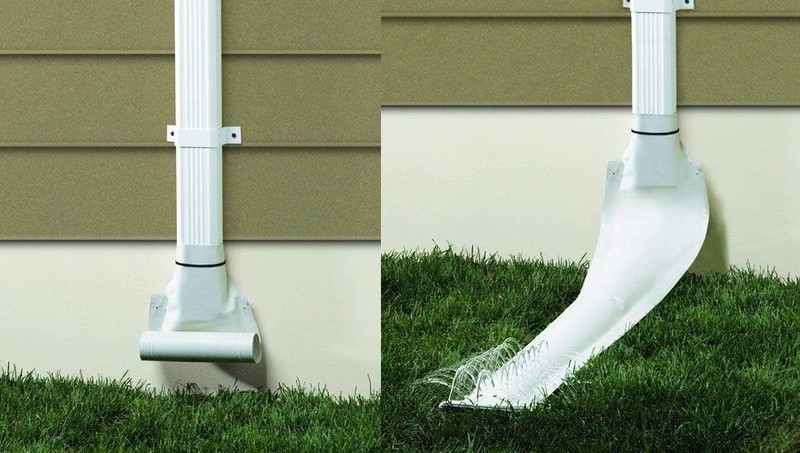 Automatic Easy-to-Install Downspout Extender for Draining Away Water, Fits Al... gallery