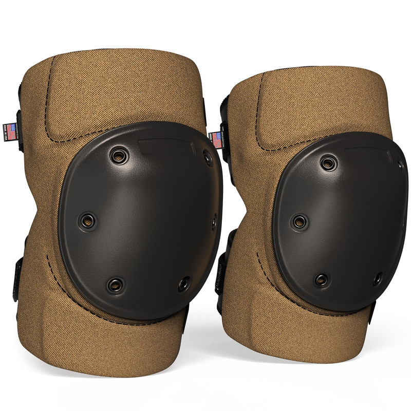Paclord Pro Tactical Style Multi-Level Protection Knee Pads Medium Size Coyote