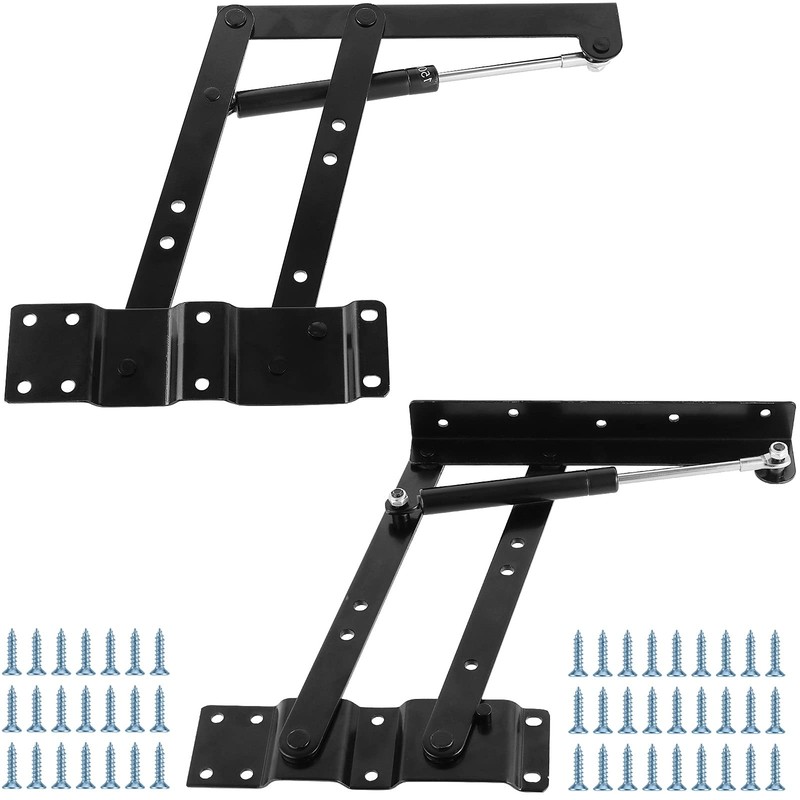 HAKZEON 2 PCS 9.52 Inch Lift Up Top Coffee Table Hinge with 40 Mounting Screw…