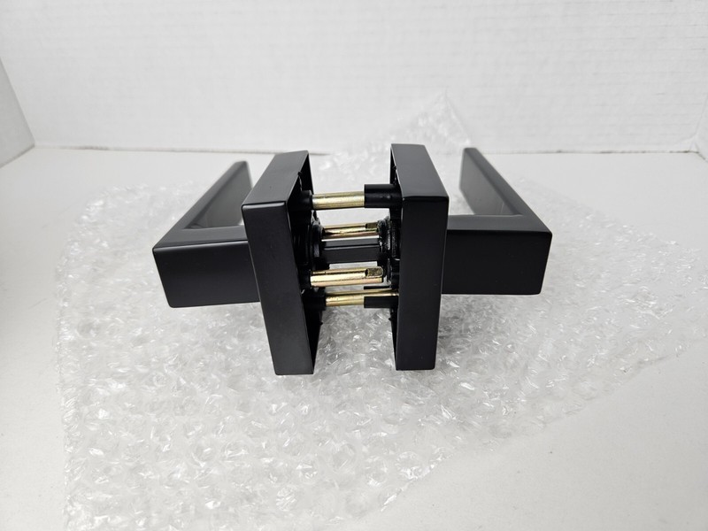 Probrico Matte Black Passage Levers for Hall and Closet Keyless Door Handles gallery