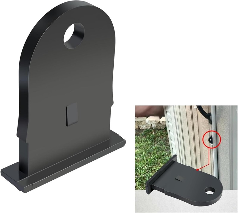 Outdoor Resin Shed Hasp Latch Plastic Hasp Latch Replacement for The Rubbermaid