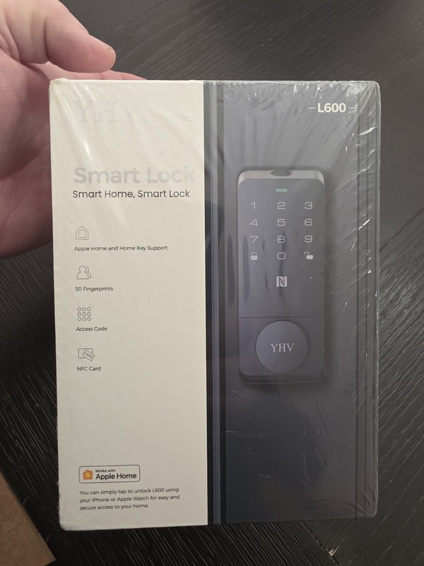 Smart Deadbolt Apple HomeKit – Fingerprint + Passcode + WiFi + App Control 🔥NEW