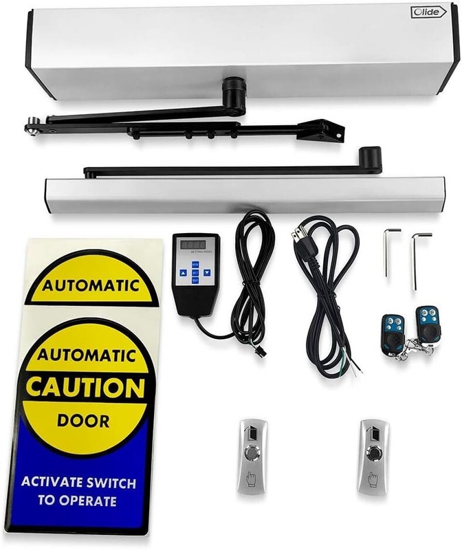 Olide Low Energy Automatic Swing Door Operator Stainless Steel Hardwired Button