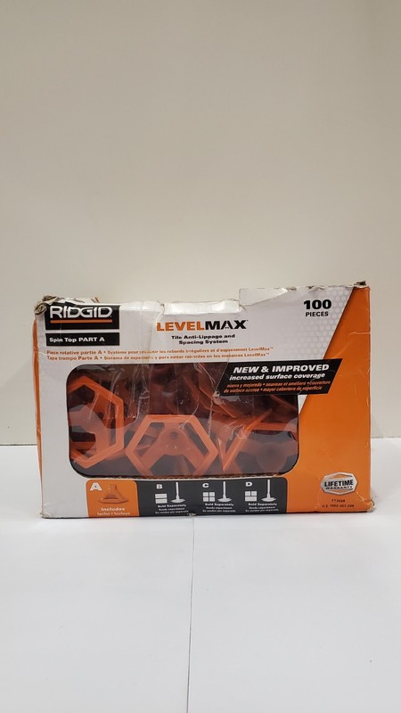 Rigid LevelMax Tile Lippage Reduction Spacing System Top Only Part A 100-Pack