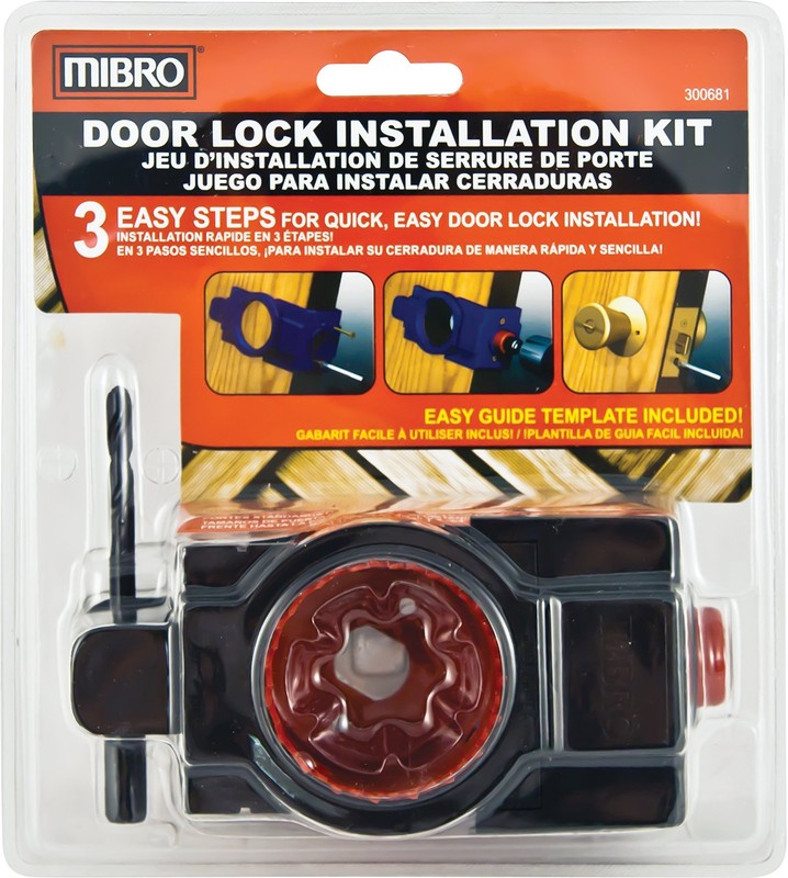 Door Lock Installation Kit Hole Saw Carbon Steel Wood Door Tool