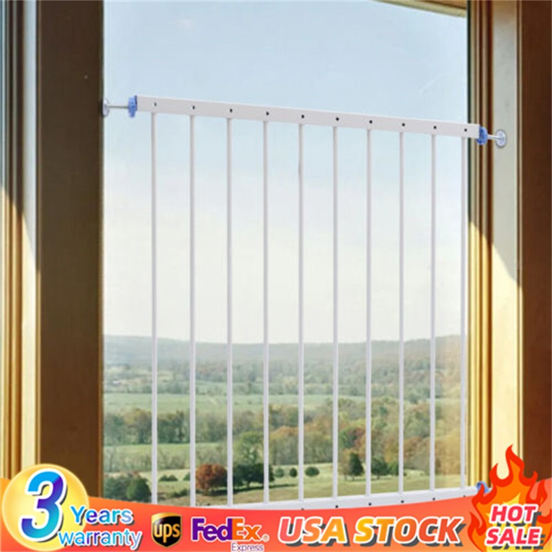 Fixed Window Guard Bar Iron Security Grills Home Use 30.7-34.3 Inch Adjustable