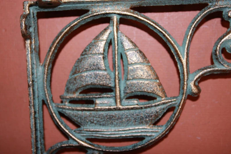 SAILING DECDOR, Shelf Bracket,Corbel,Shelf brace,Beach decor,nautical B-32 gallery