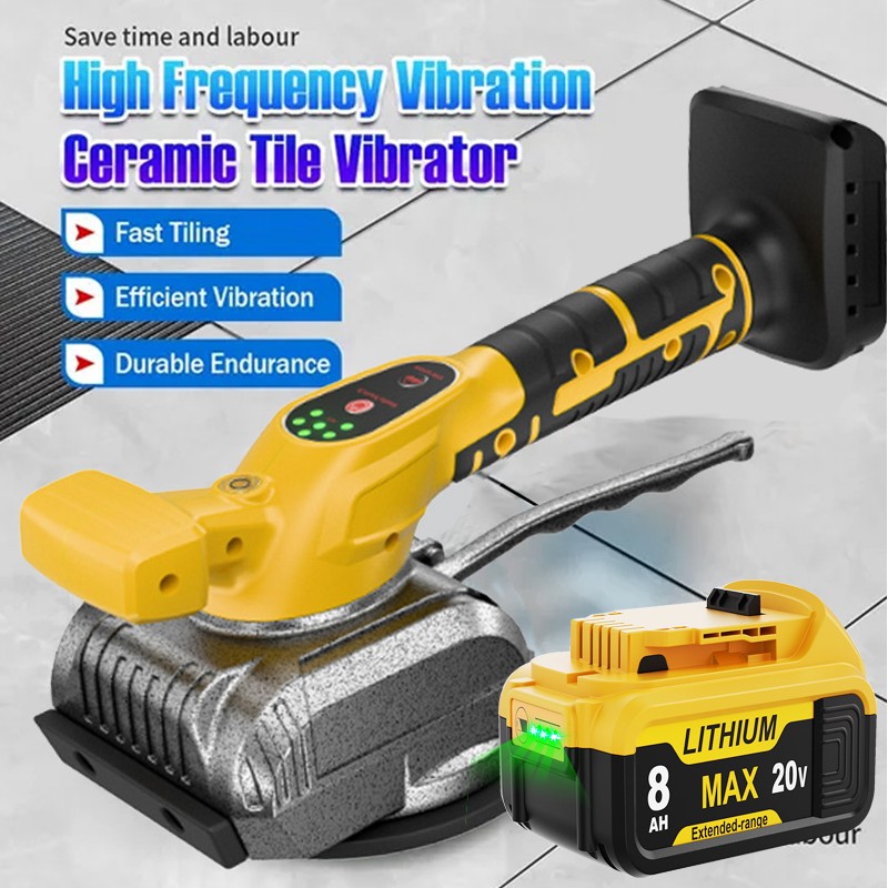 Tile Vibration Leveling Machine Vibrator Tools For DeWalt 20V Battery / Charger gallery