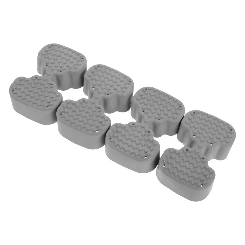 4 Pcs Bathroom Non-slip Stool Chair Leg Caps Rubber for Wet Areas gallery