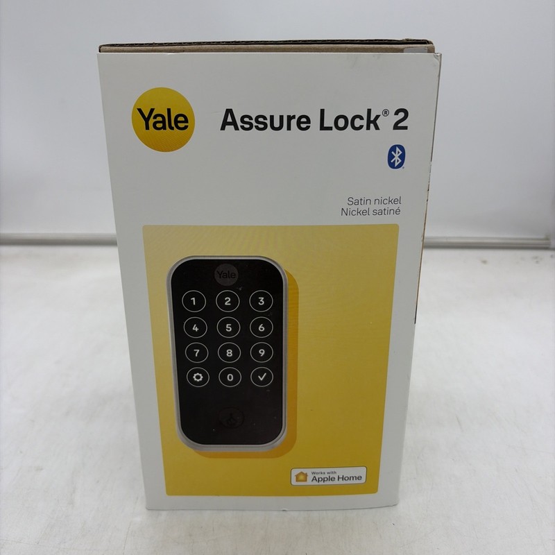 Yale Assure Lock 2 Bluetooth Touchscreen Keypad Deadbolt Lock Satin Nickel – NEW