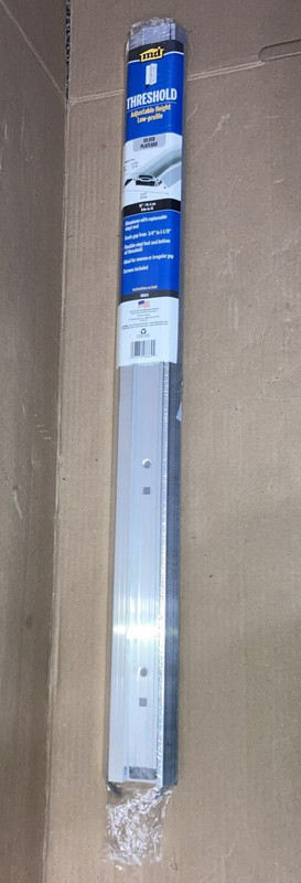 Adjustable Threshold w/Vinyl Seal 36” X 3.5” Adjustable From 3/4” To 1-1/8”