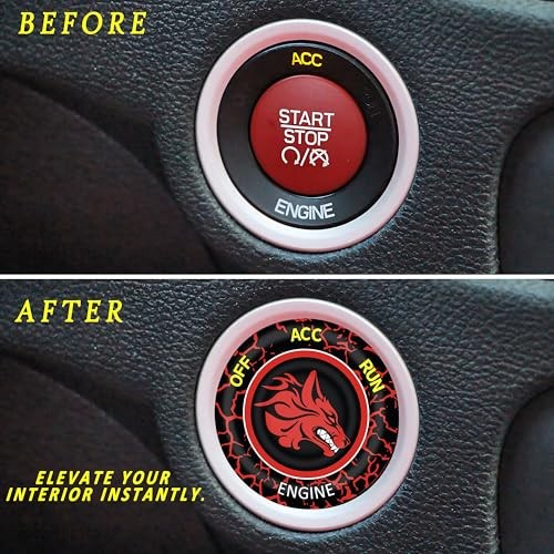 Push Start Button Cover for Dodge Charger Charger Durango Accessories 2015 gallery