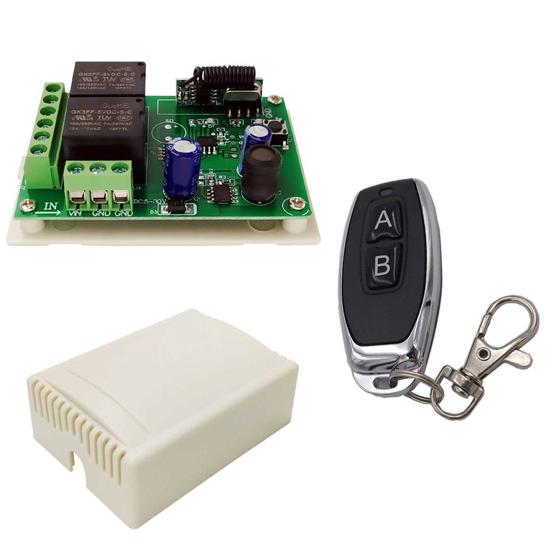 -107dbm Wireless Remote Control DC RF Relay Transmitter 1527 Leaning Code gallery
