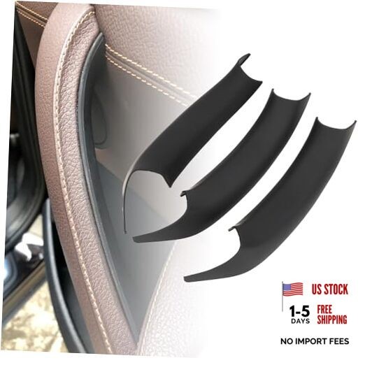 Door Pull Handle Covers Compatible with BMW X3 Series F25 2010-2016, X4 Black