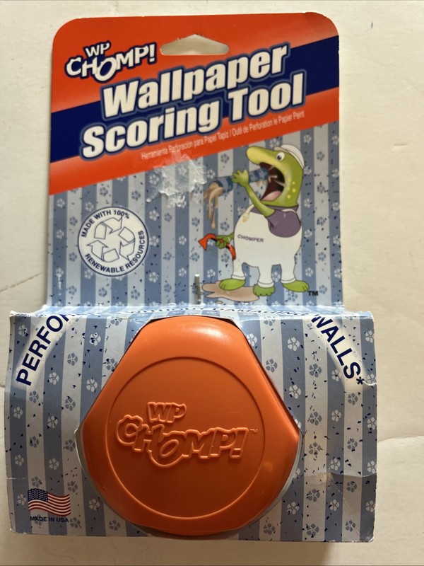 WP Chomp Wallpaper Scorer Remover Tool: with Hardened Steel Wheels 52014