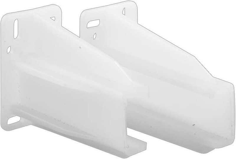 Prime-Line R 7227 Rear Drawer Track Socket, Plastic, White