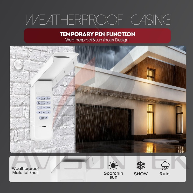 1 for MultiCode Gate Opener Keypad 4200 420001 Wireless - 10 Year Warranty gallery