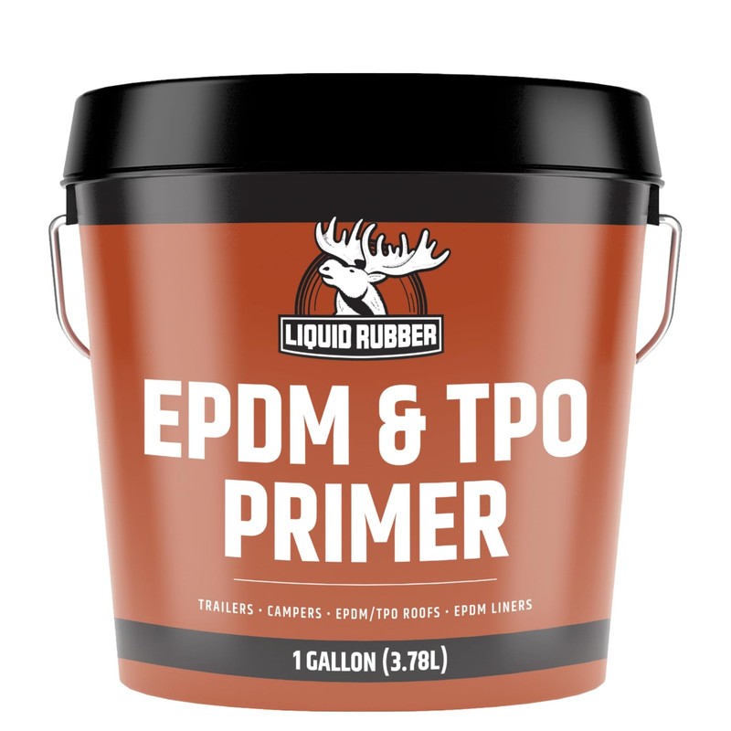 Liquid Rubber EPDM TPO Primer Basecoat RV Camper Trailer Roof Protection 1