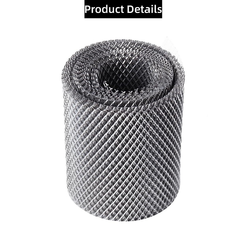 5 Inch Gutter Guard Screen Mesh Roll Leaf Filter Gutter Protection, 50Ft gallery