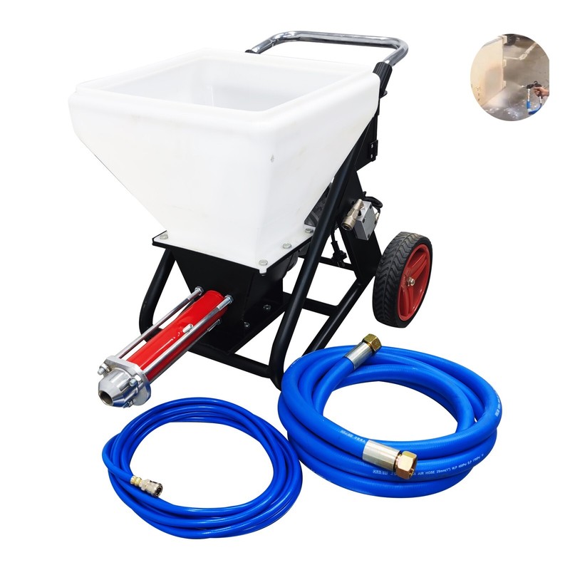 Multifunctional Putty Cement Plaster Mortar Grouting Spraying Machine 48L Hopper