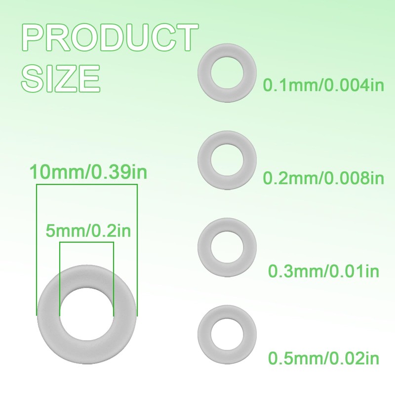 Compatible M5X10MM Steel Washer Set – Precision Metal Shims M5X10 gallery