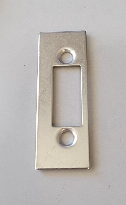 Trail RV Deadbolt Strike Plate Door 3″ x 1″ Silver You Choose Quantity
