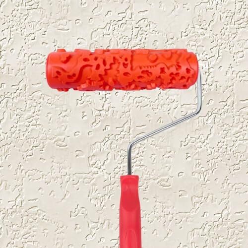 7” Paint Pattern Roller for Wall Decoration Classic Rubber Texture RollerEG323T