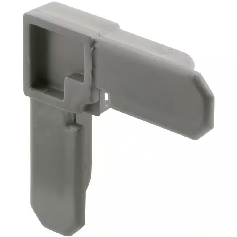 Screen Frame Corner, 7/16 In. X 3/4 In., Gray Plastic (50-Pack)