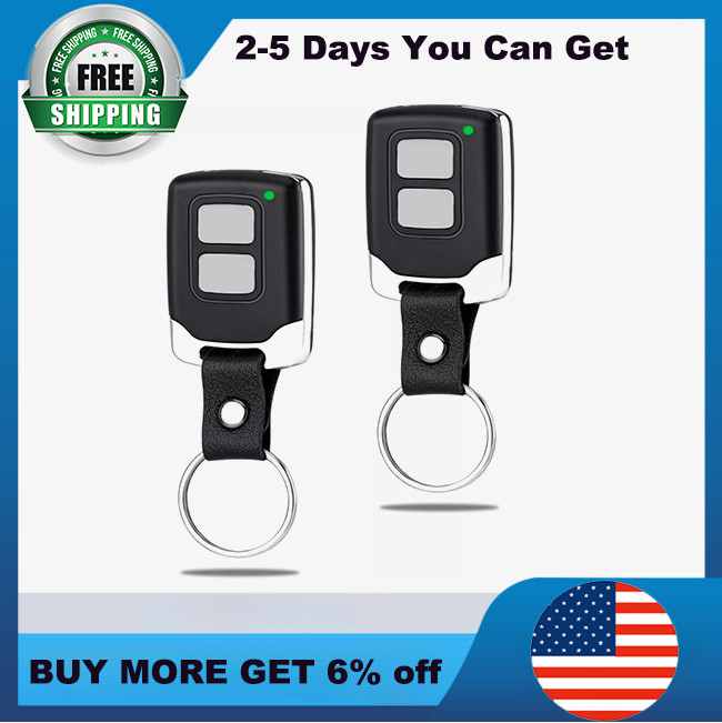 2 Remote for Chamberlain 892Max LiftMaster 5Color Learn button 971LM Garage Door