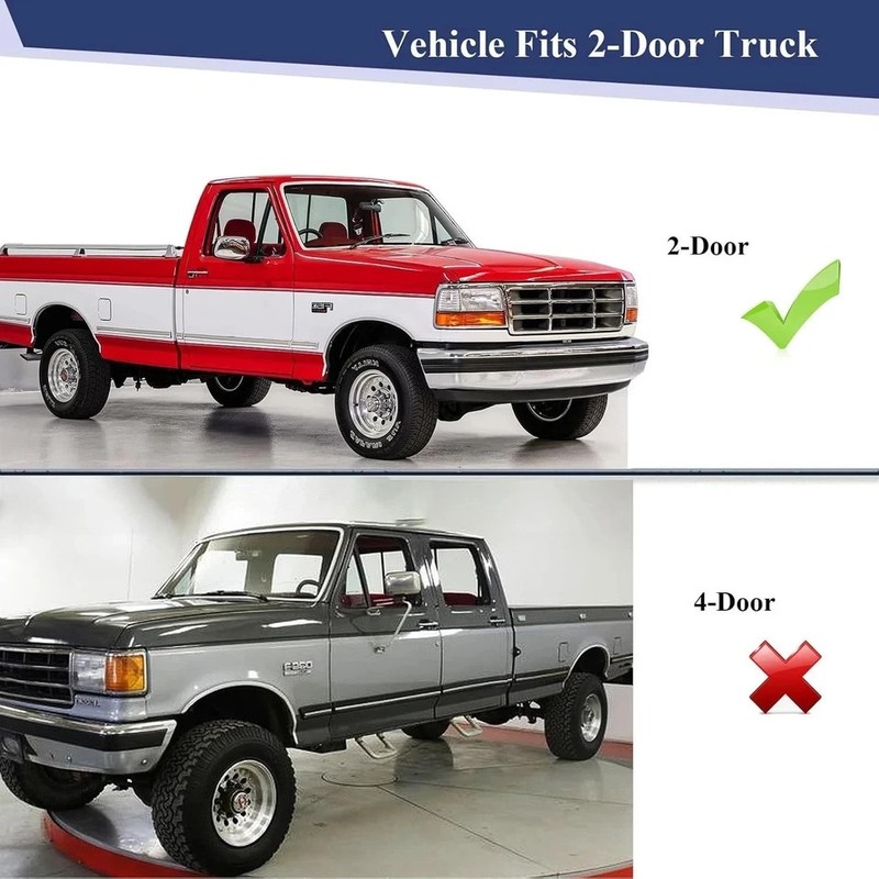 Window Molding Sweep Felt Trim Seal for 1987-1997 Ford F150 F250 F350 Bronco,Fro gallery