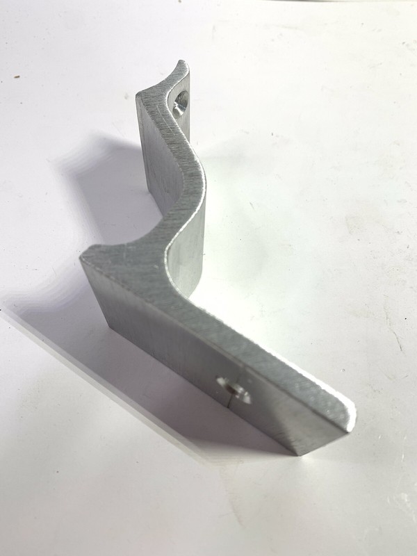 Aluminum Extruded Wall Mount Rectangular Base 2-1/2 Projection HandRail Bracket